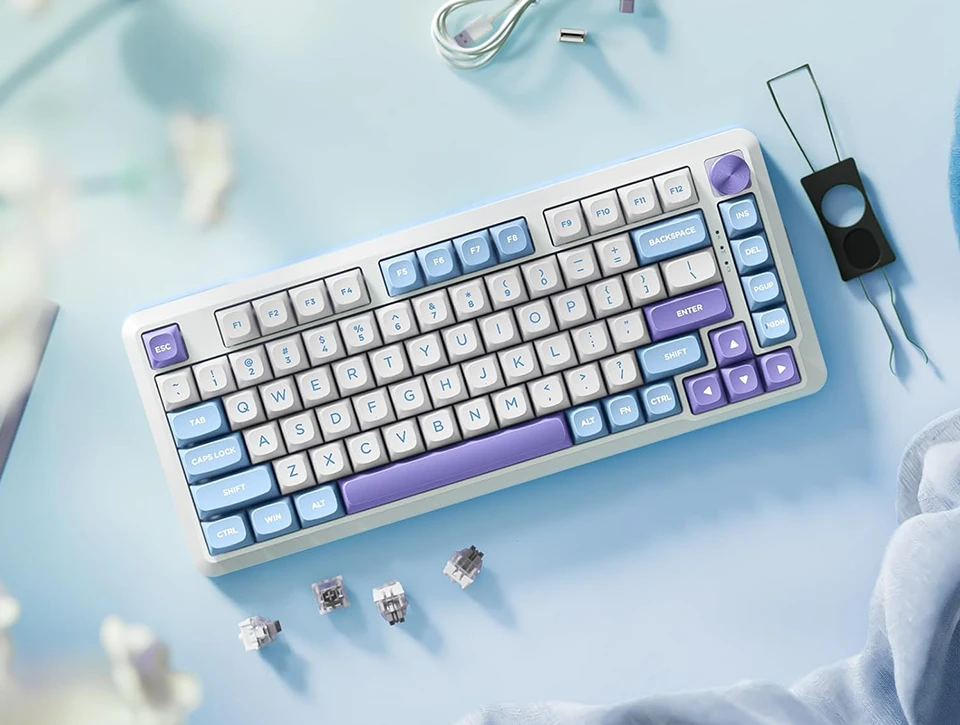 کیبورد بی سیم مکانیکال گیمینگ ردراگون Redragon Cyrus PRO K681 WBP