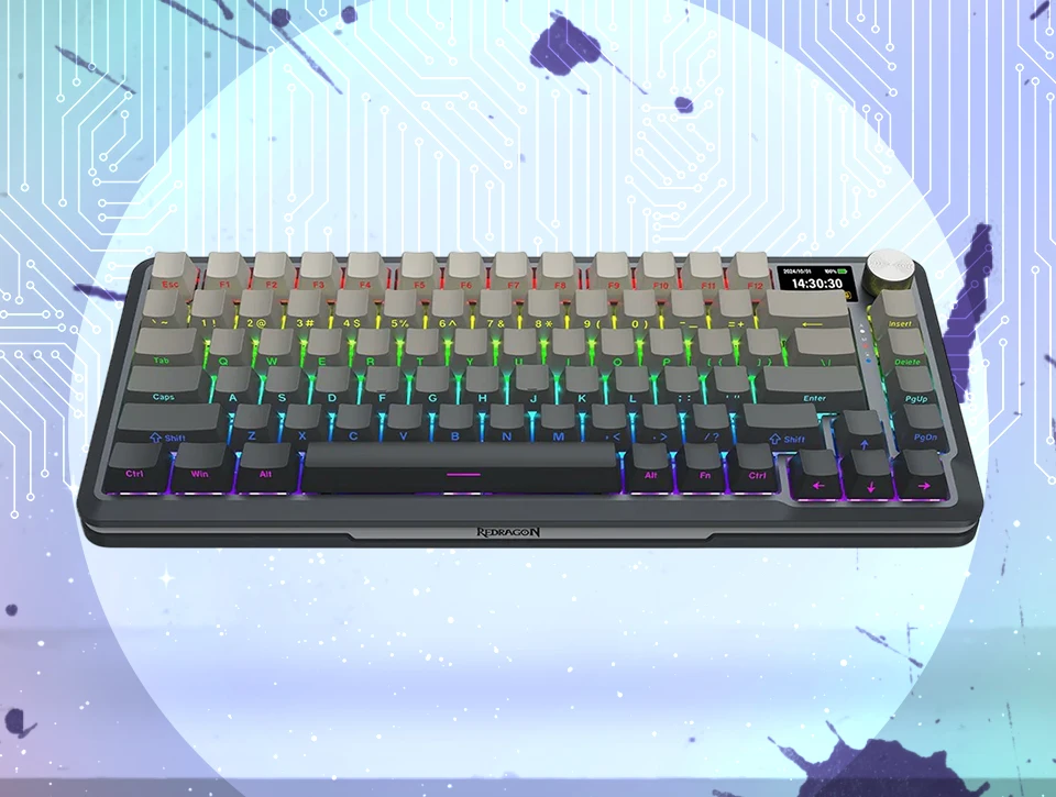 کیبورد بی سیم مکانیکال گیمینگ ردراگون Redragon K708GG RGB PRO