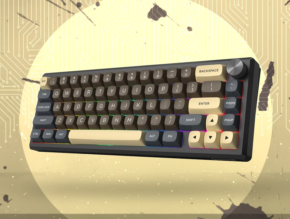 کیبورد بی سیم مکانیکال گیمینگ ردراگون Redragon K727 CGY PRO RGB