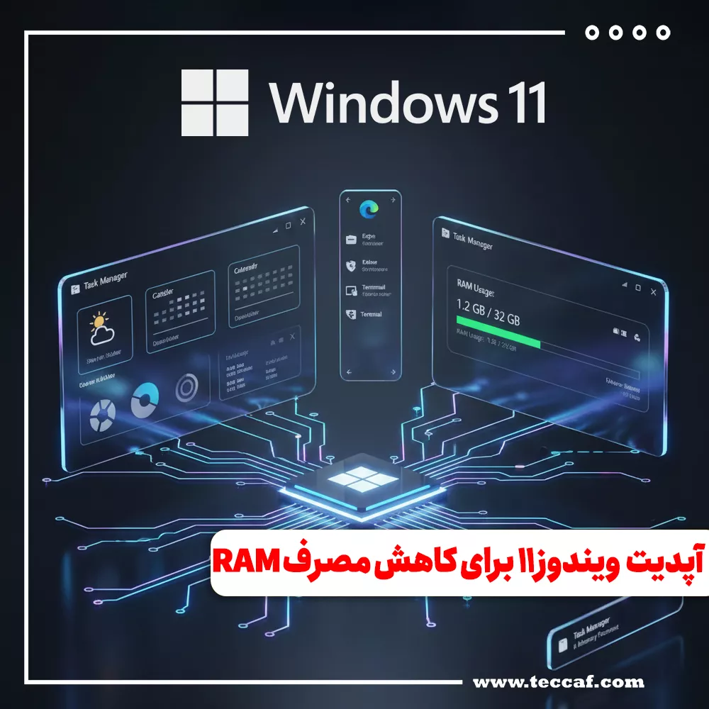 بررسی آپدیت جدید ویندوز 11 برای کاهش مصرف RAM