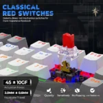 کیبورد مکانیکال گیمینگ ردراگون Redragon KUMARA K552 WGL RGB