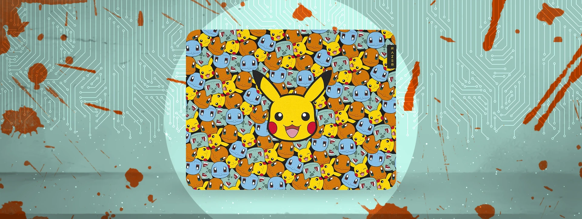 موس پد گیمینگ ریزر RAZER GIGANTUS V2 MED POKÉMON ED