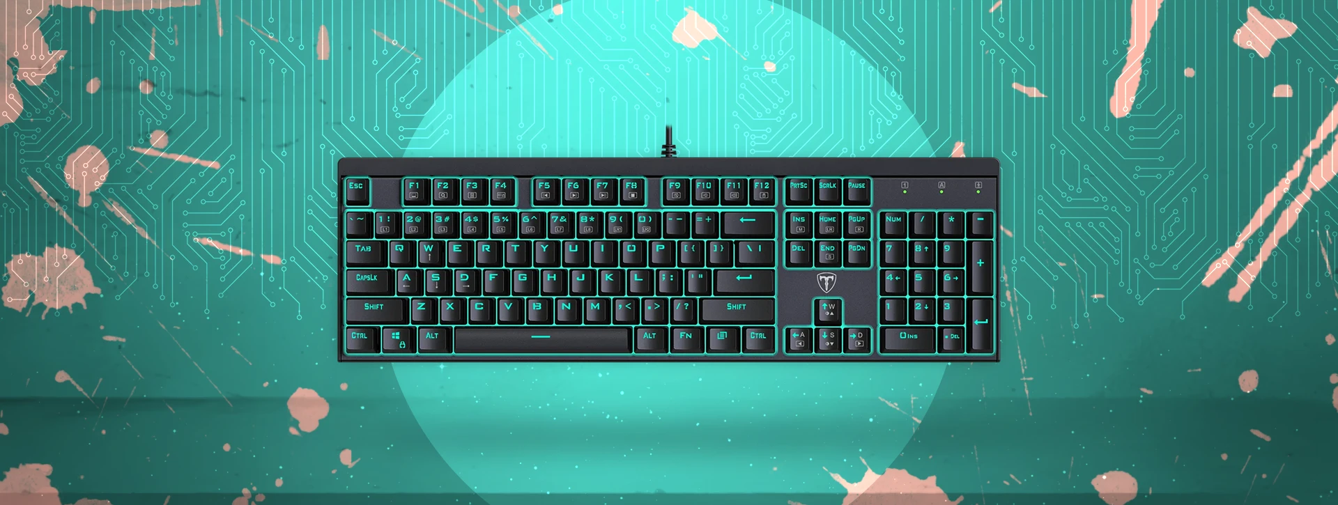 کیبورد مکانیکال گیمینگ تی دگر T-DAGGER Escort T-TGK303