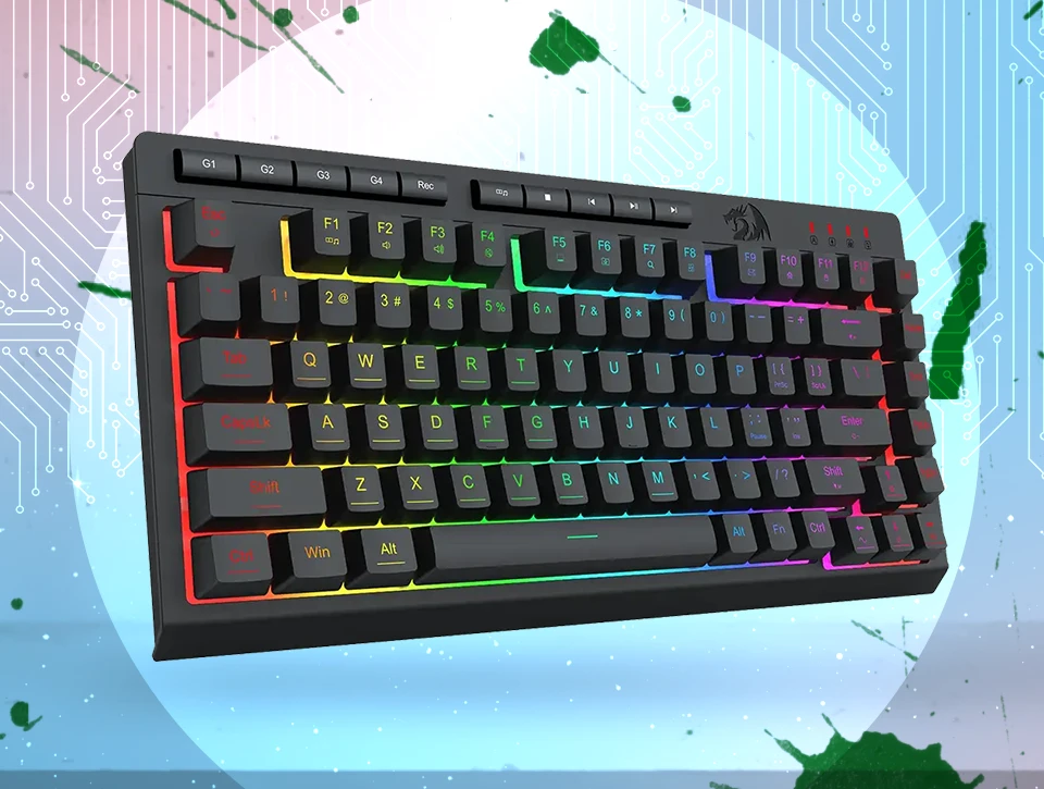 کیبورد گیمینگ ردراگون Redragon CRESCENT K524 Pro RGB