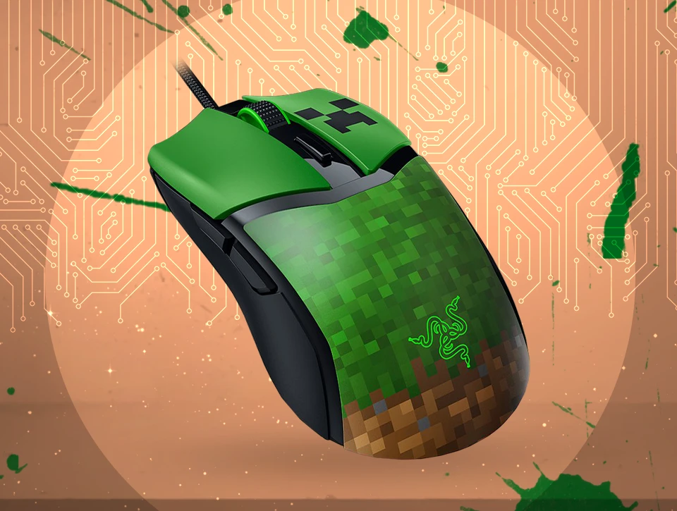 موس گیمینگ ریزر RAZER COBRA MINECRAFT ED