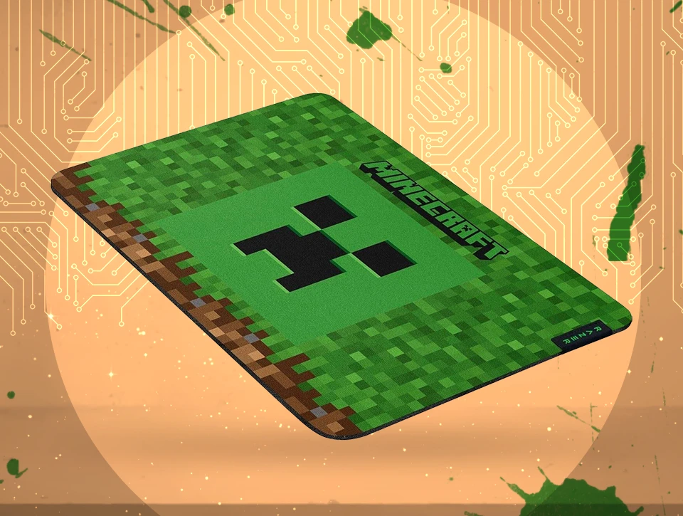 موس پد گیمینگ ریزر RAZER GIGANTUS V2 MED MINECRAFT ED