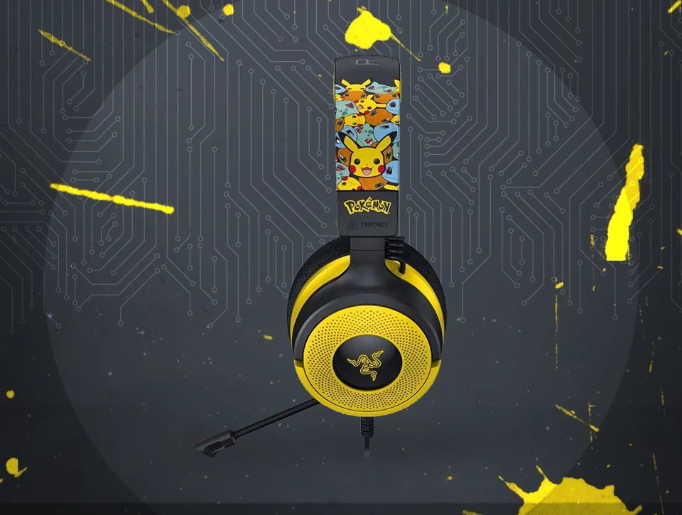هدست گیمینگ ریزر RAZER KRAKEN V4 X POKÉMON ED