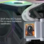 خنک کننده پردازنده مایع لیان لی Lian Li HydroShift LCD 360R White