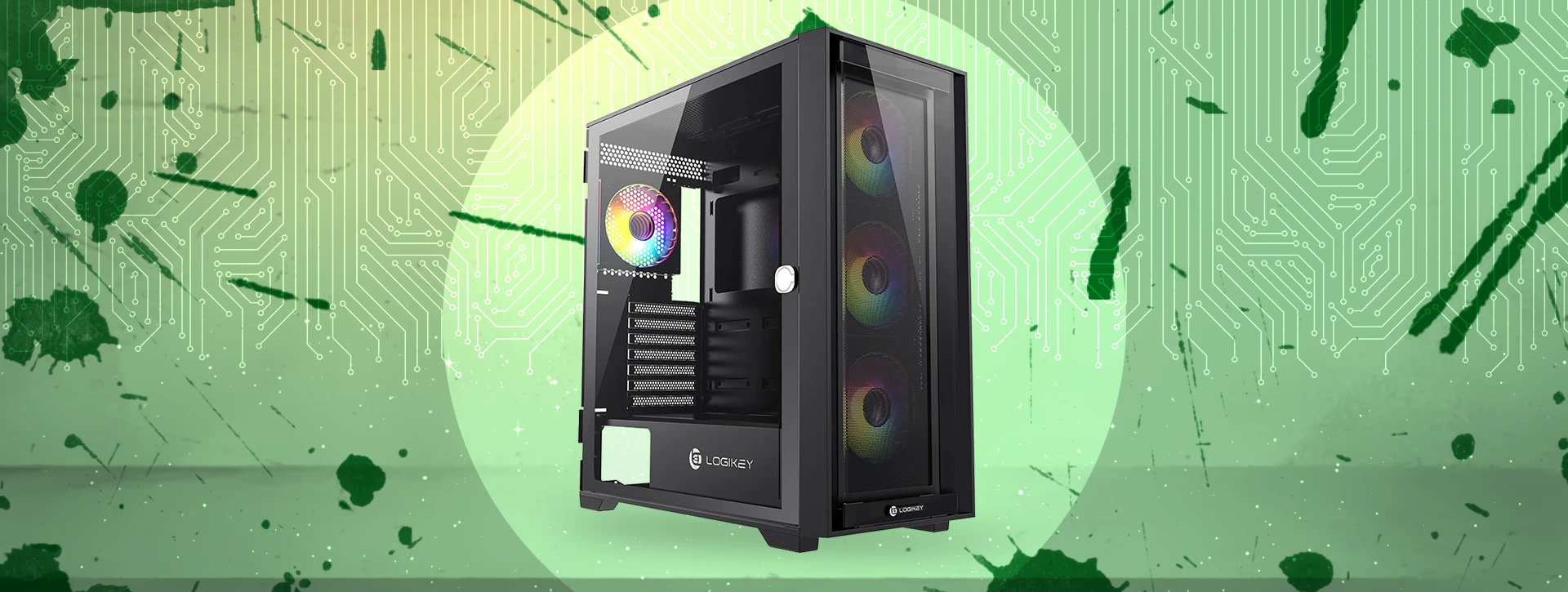 کیس گیمینگ لاجیکی Logikey C504B