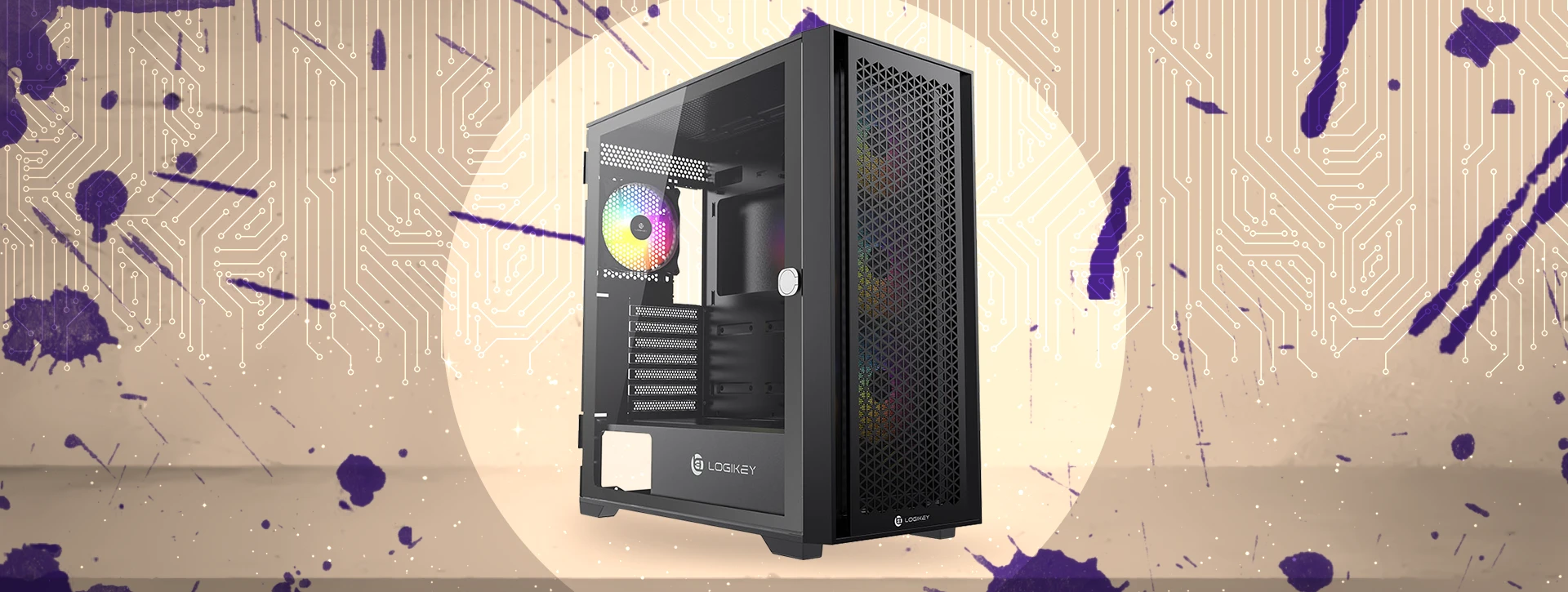 کیس گیمینگ لاجیکی Logikey C484B