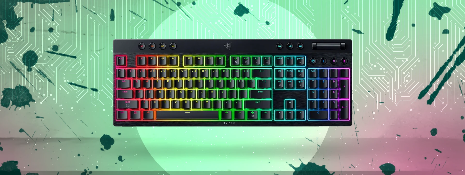 کیبورد بی سیم مکانیکال گیمینگ ریزر RAZER BlackWidow V4 HyperSpeed