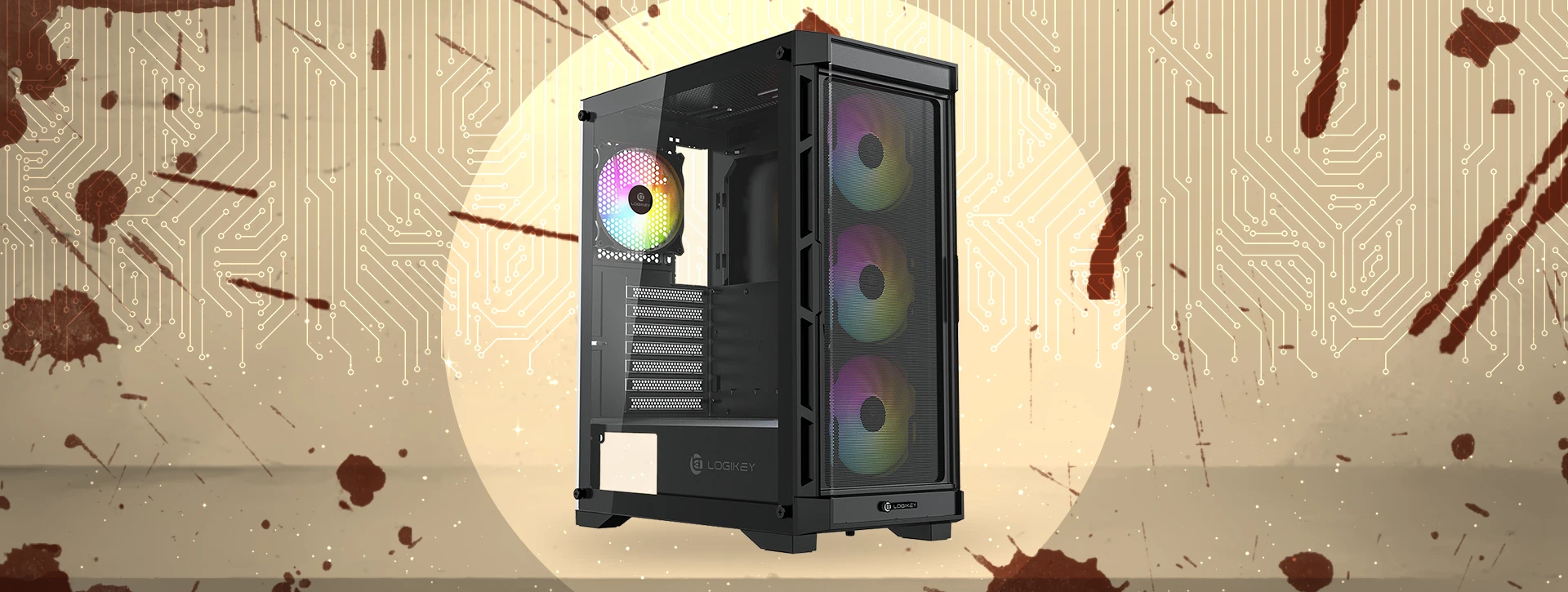 کیس گیمینگ لاجیکی Logikey C375B