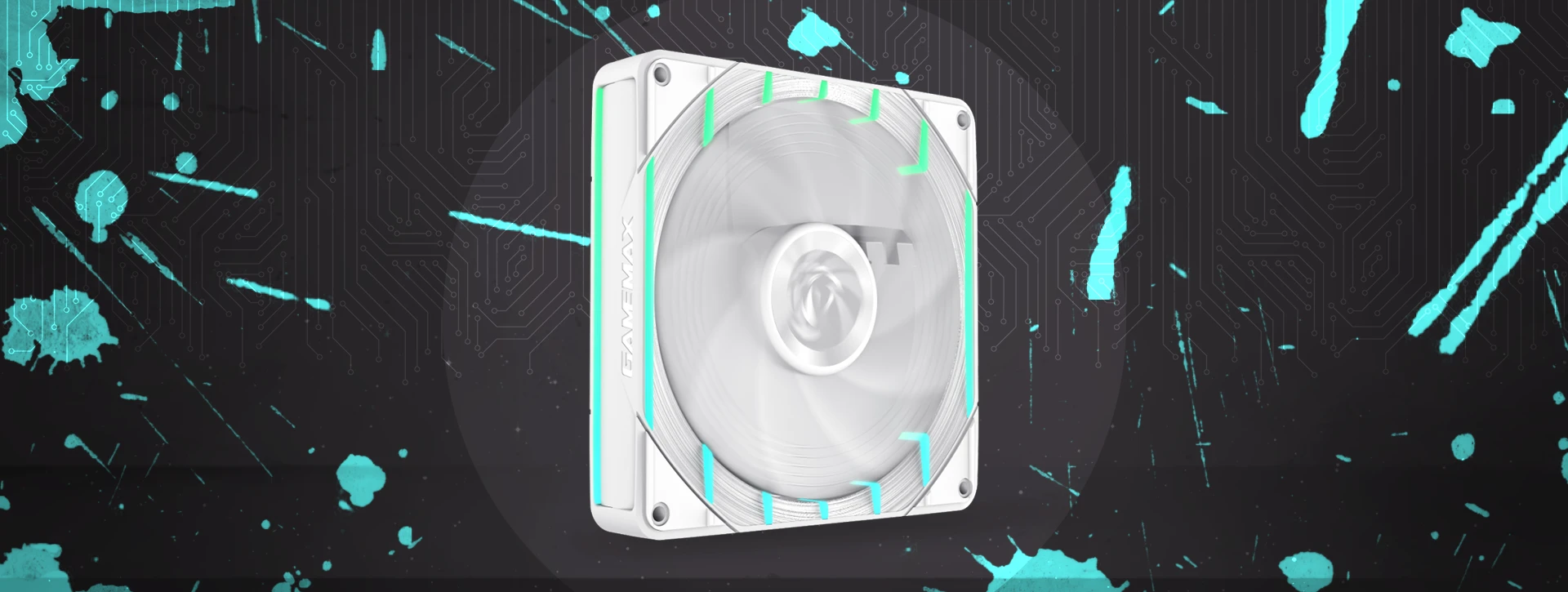 فن کیس گیم مکس GAMEMAX Tornado T14 ARGB-R White