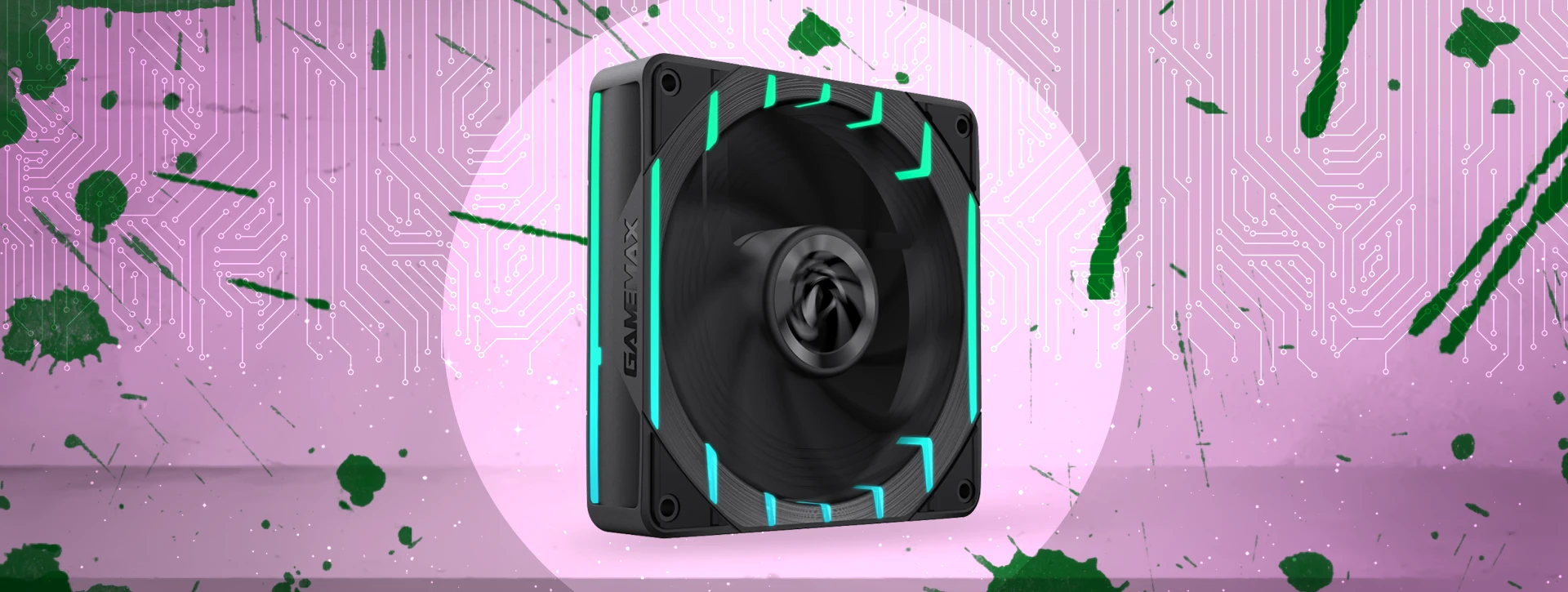 فن کیس گیم مکس GAMEMAX Tornado T12 ARGB Black