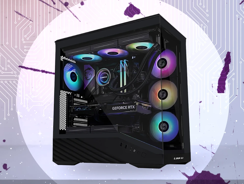 کیس گیمینگ لیان لی Lian Li Vector V100R Black