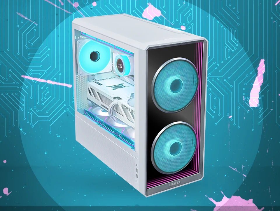 کیس گیمینگ لیان لی Lian Li LANCOOL 217 INF White