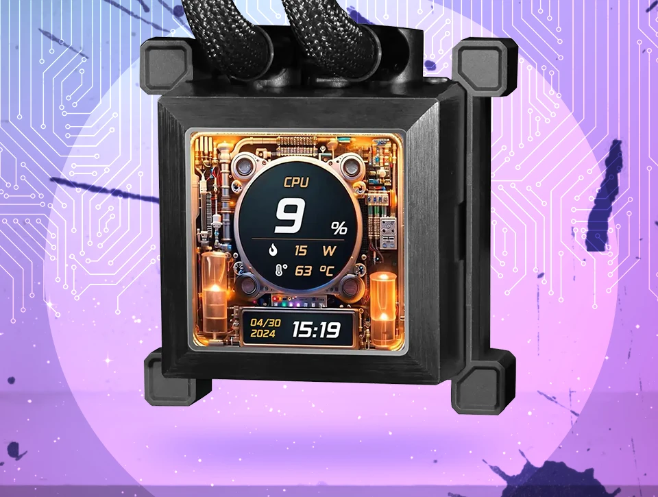 خنک کننده پردازنده مایع لیان لی Lian Li HydroShift LCD 360R Black