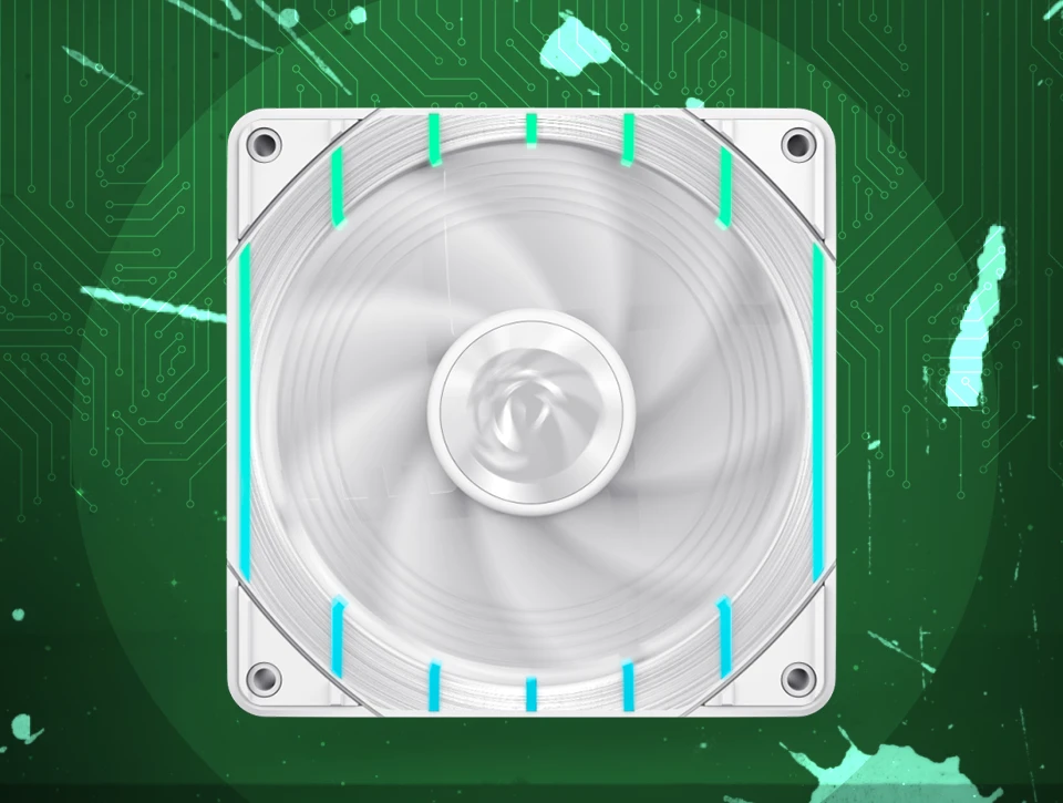 فن کیس لیان لی Lian Li Tornado T12 ARGB White