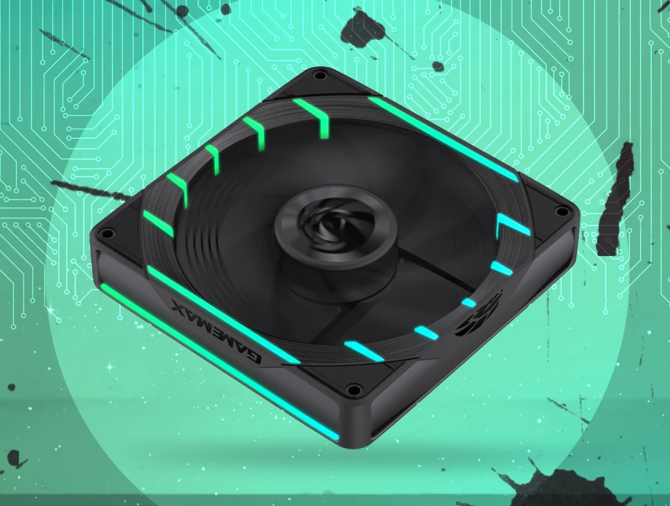 فن کیس گیم مکس GAMEMAX Tornado T14 ARGB-R Black