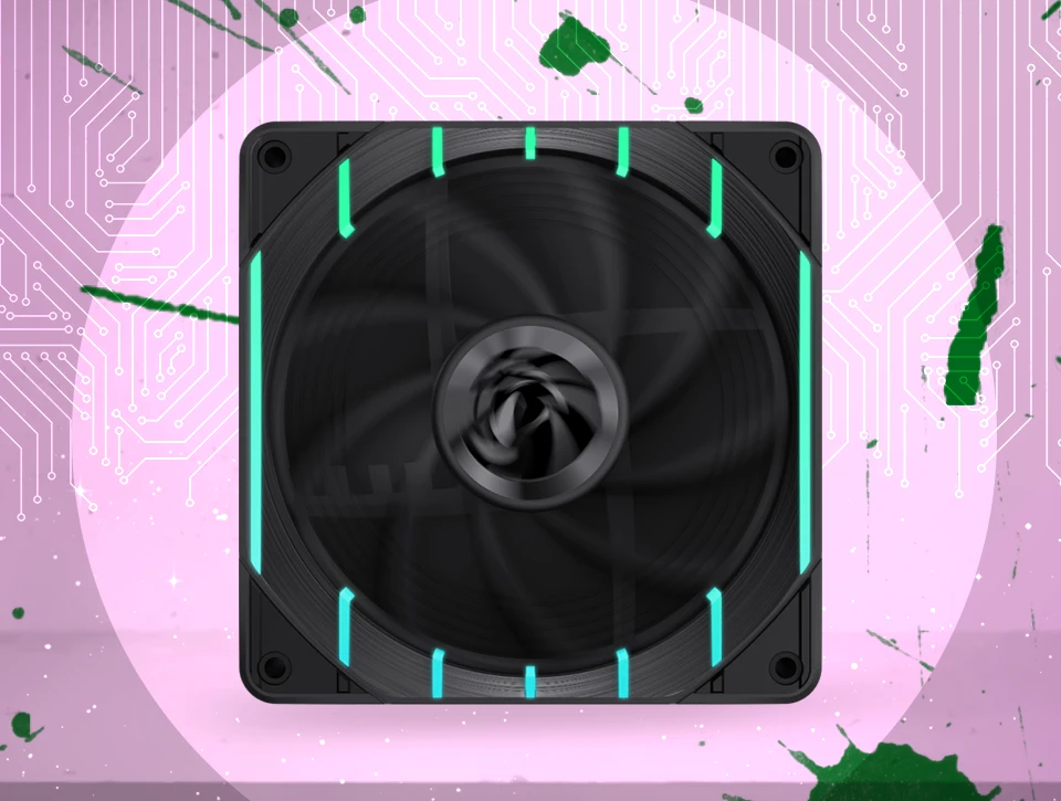 فن کیس گیم مکس GAMEMAX Tornado T12 ARGB Black