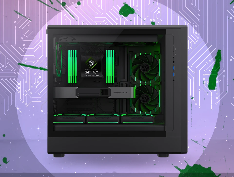 w2 کیس گیمینگ گیم مکس GAMEMAX CLAW 460 WB