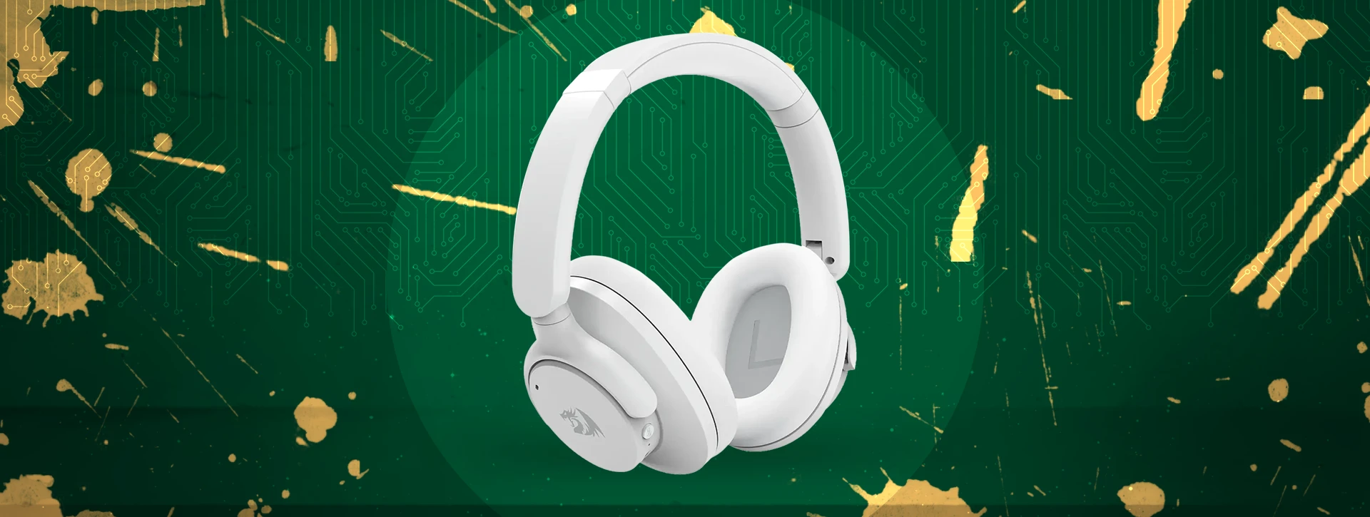 هدست بی سیم گیمینگ ردراگون Redragon H610 White