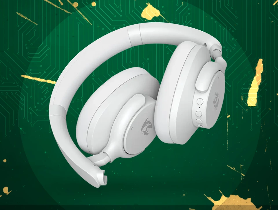 هدست بی سیم گیمینگ ردراگون Redragon H610 White
