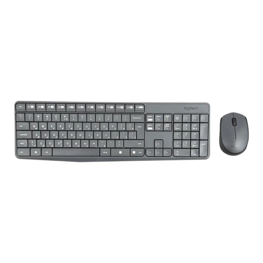 کیبورد و موس بی سیم لاجیتک Logitech MK235 EN /FARSI