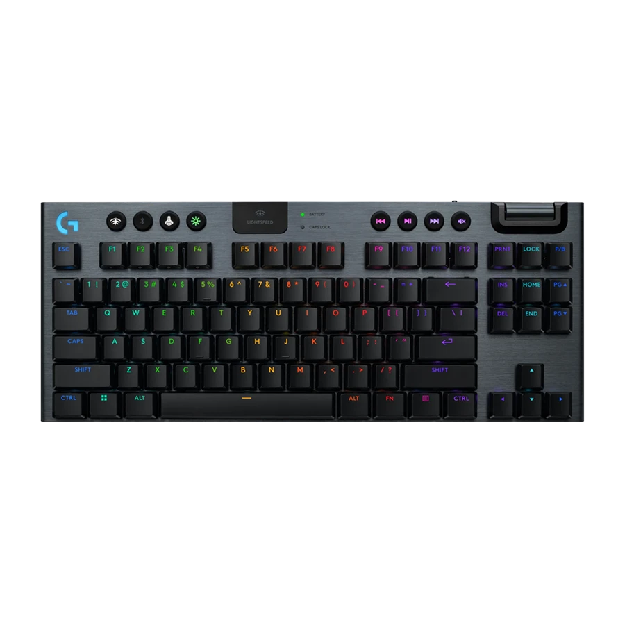 کیبورد بی سیم گیمینگ لاجیتک Logitech G915 X LIGHTSPEED TKL Tactile
