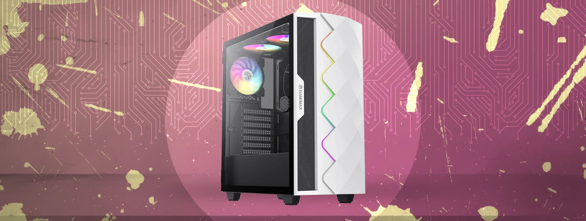 کیس گیمینگ گیم مکس GAMEMAX Diamond CP WT