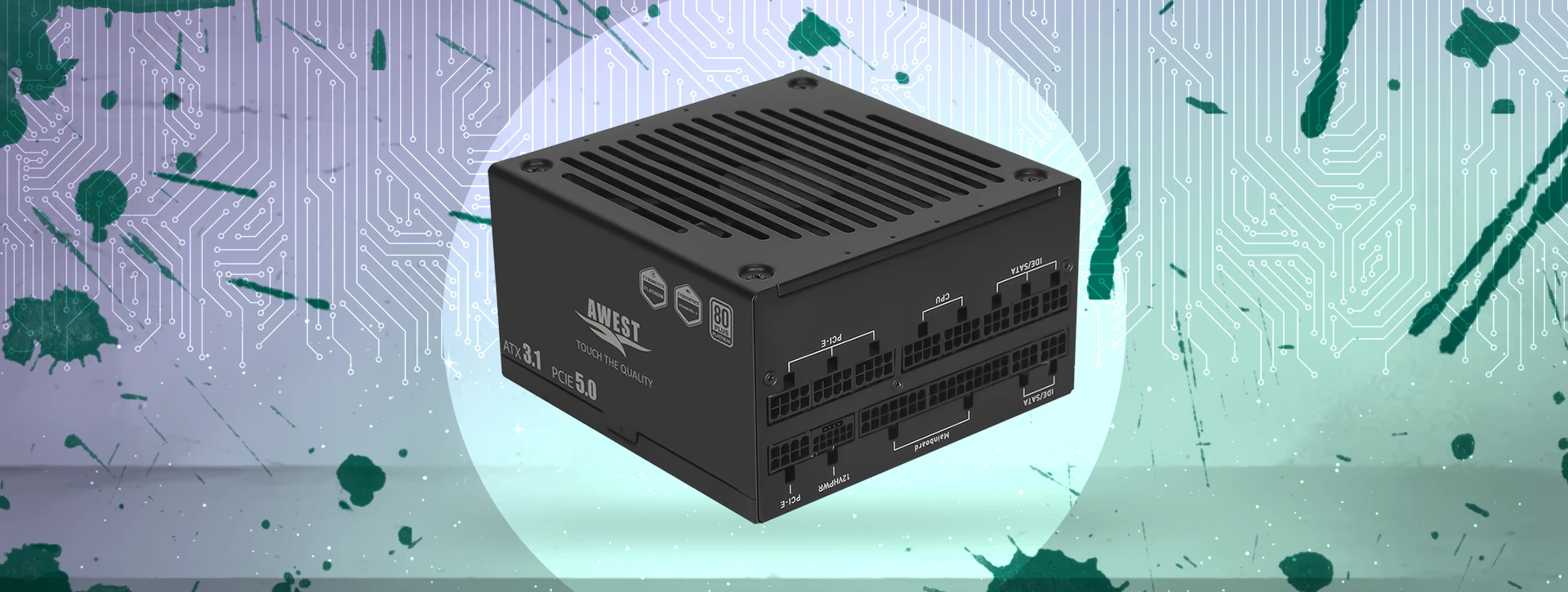 پاور – منبع تغذیه اوست AWEST AV1200-PTB V3