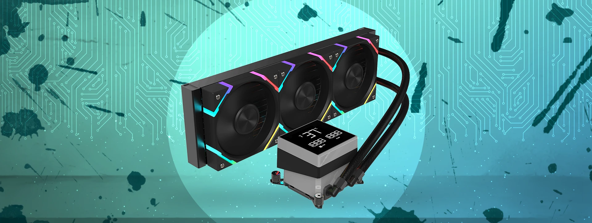 خنک کننده مایع پردازنده اوست Awest GT-AV360T FROZEN B