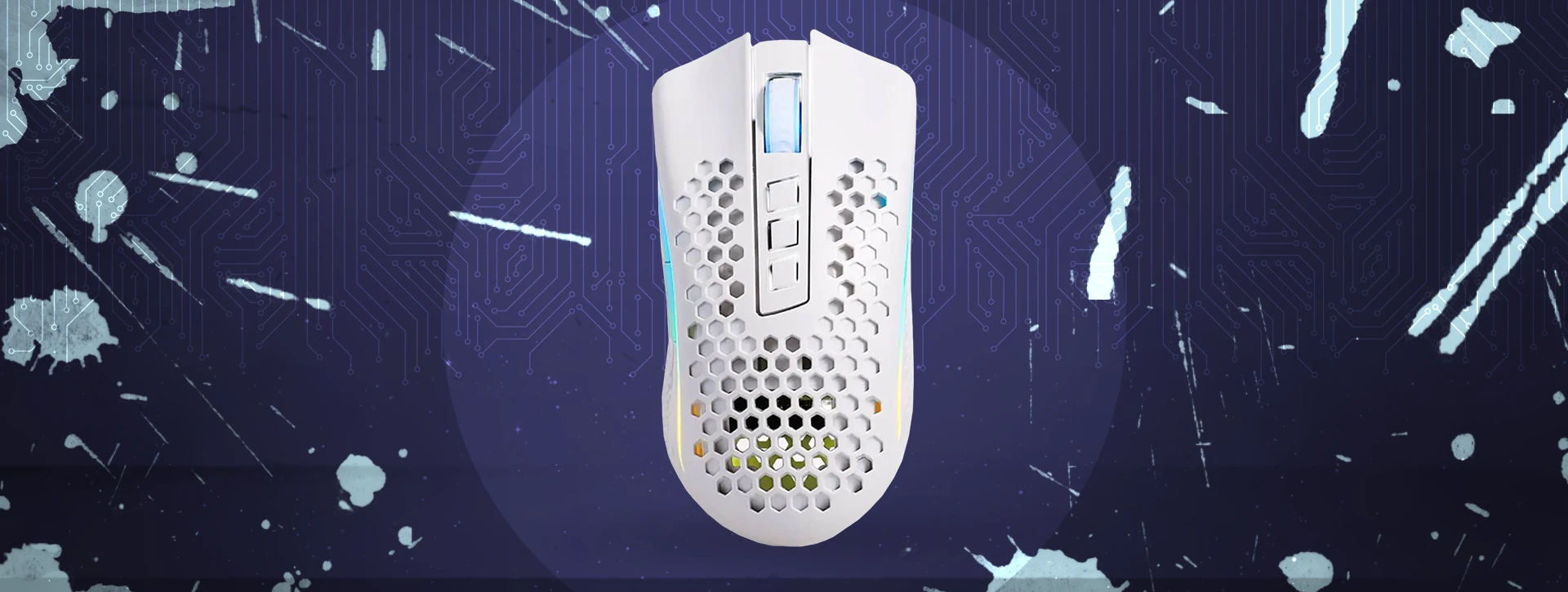 w1 موس بی سیم گیمینگ ردراگون Redragon Storm M808 KS White