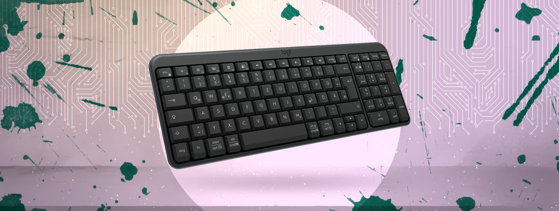 کیبورد بی سیم لاجیتک Logitech K250 EN/ARABIC
