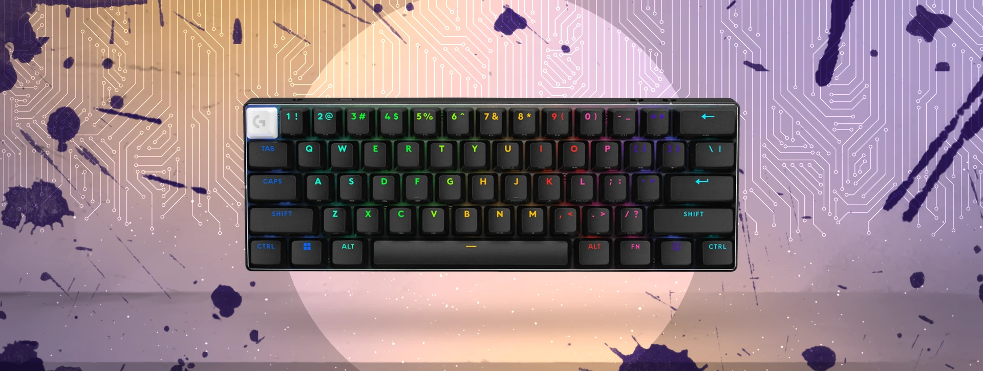 w1 کیبورد بی سیم گیمینگ لاجیتک Logitech G Pro X 60 LIGHTSPEED Tactile