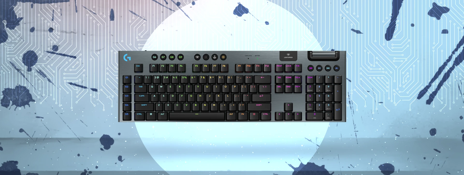 کیبورد بی سیم گیمینگ لاجیتک Logitech G915 X LIGHTSPEED Tactile