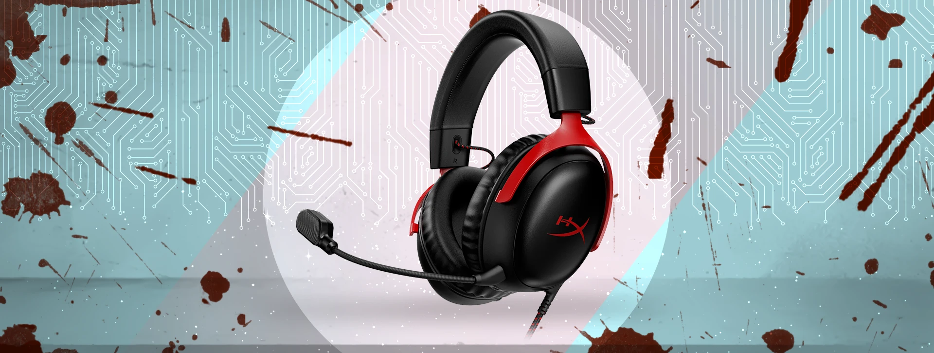 w1 هدست گیمینگ هایپر ایکس HyperX Cloud III Wired Black-Red