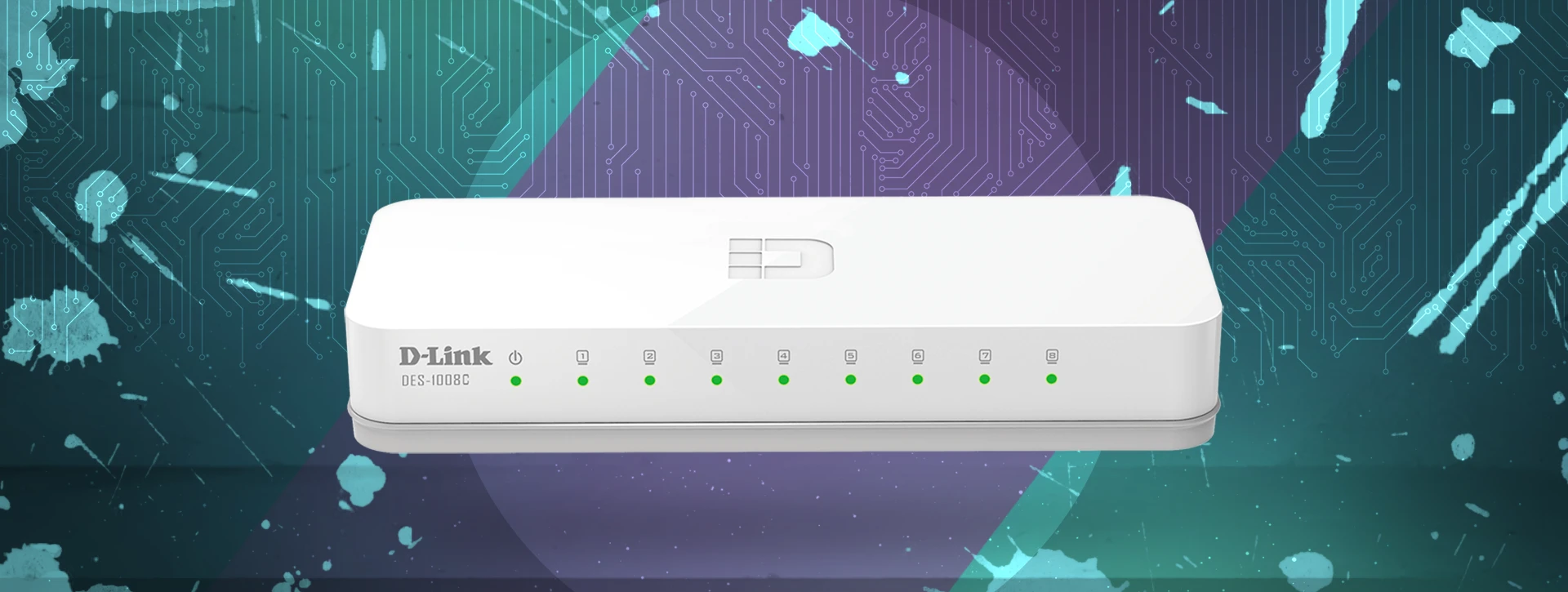 سوئیچ 8 پورت Fast Ethernet دی لینک D-Link DES-1008C