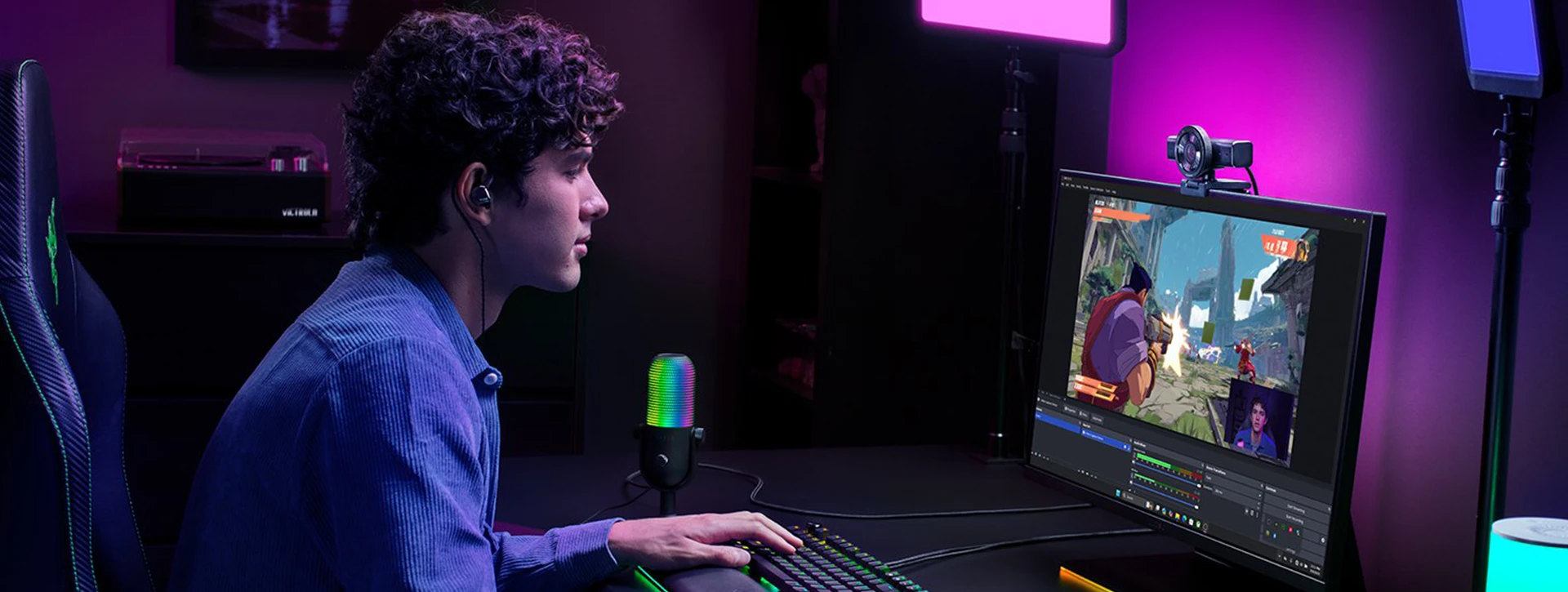 وب کم ریزر Razer Kiyo V2