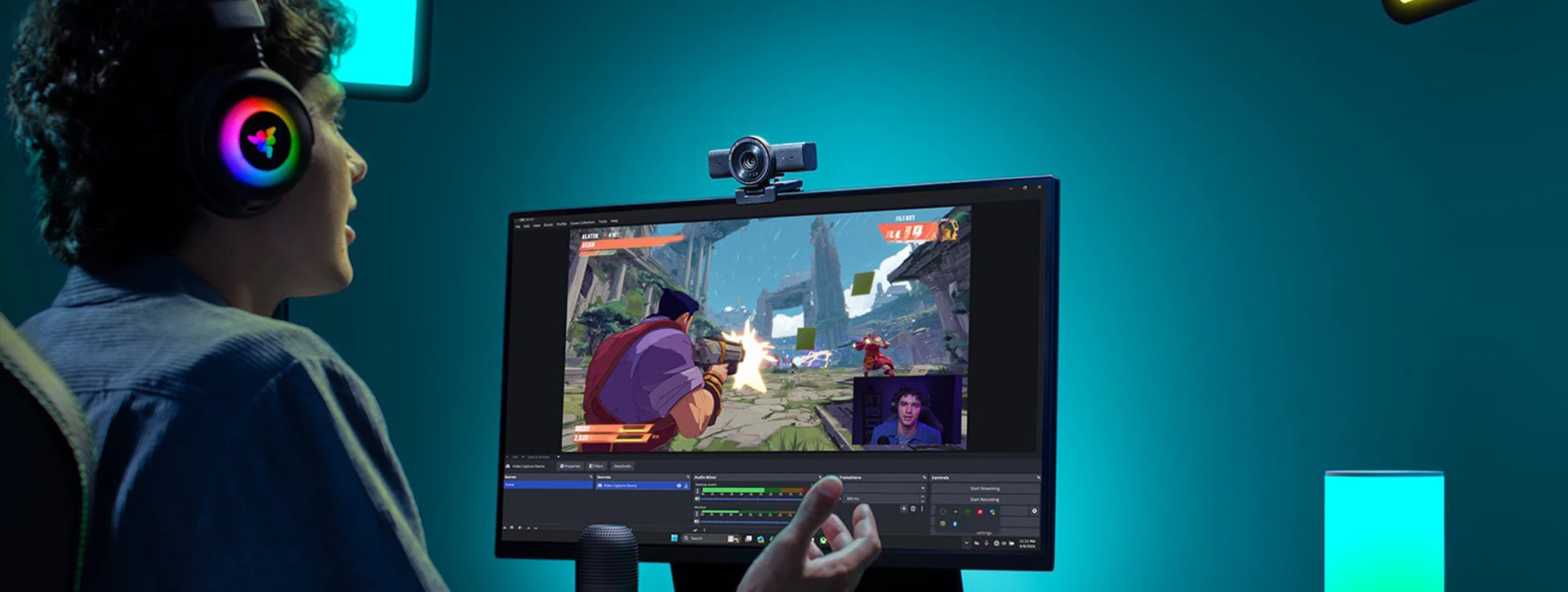 وب کم ریزر Razer Kiyo V2 X