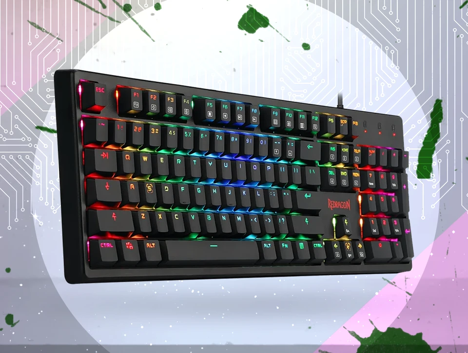 w2 کیبورد مکانیکال گیمینگ ردراگون Redragon KAMA K578