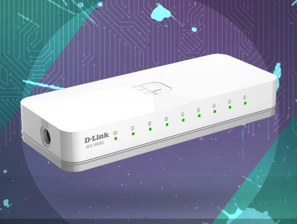 سوئیچ 8 پورت Fast Ethernet دی لینک D-Link DES-1008C