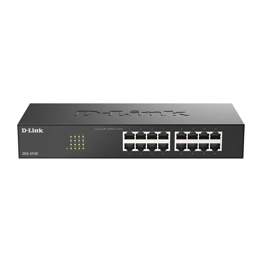 سوئیچ 16 پورت Gigabit دی لینک D-Link DGS-1016C