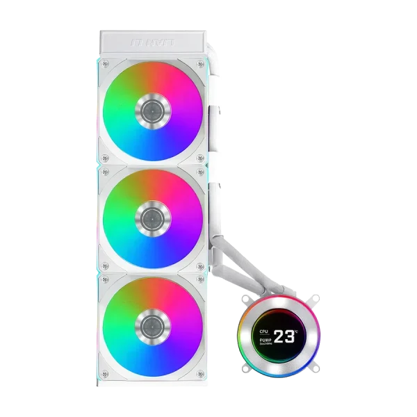 خنک کننده پردازنده مایع لیان لی Lian Li HydroShift II LCD-C 360CL White