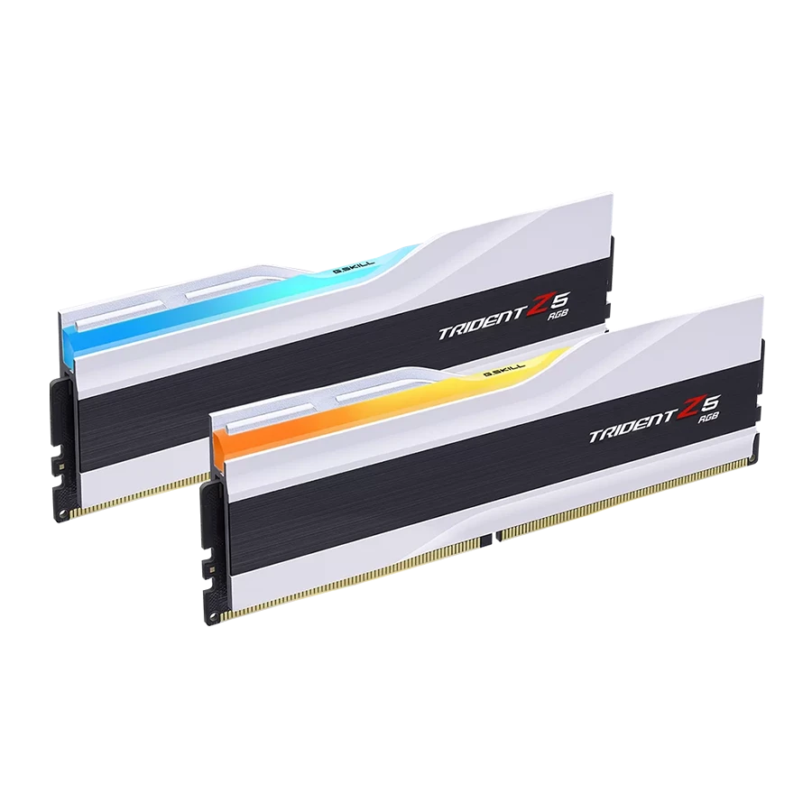 رم دسکتاپ دو کاناله G-Skill مدل Trident Z5 RGB 32GB 6400 CL32 White