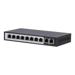 سوئیچ PoE ده پورت گیگابیتی دی لینک D-Link DGS-F1010P-E