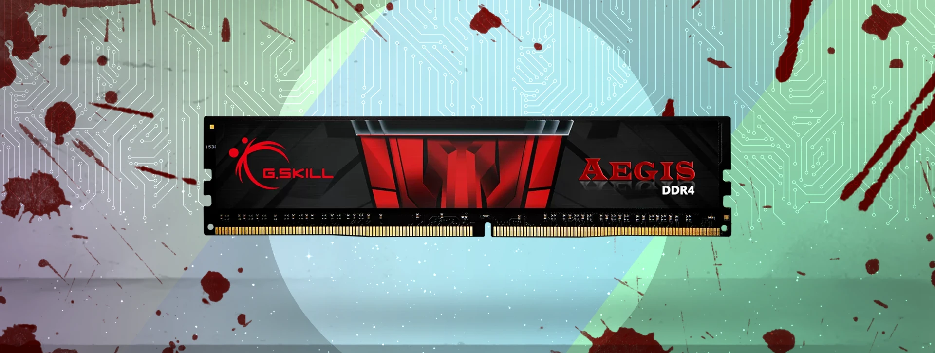 حافظه رم دسکتاپ تک کاناله G-Skill مدل Aegis 16GB 3200