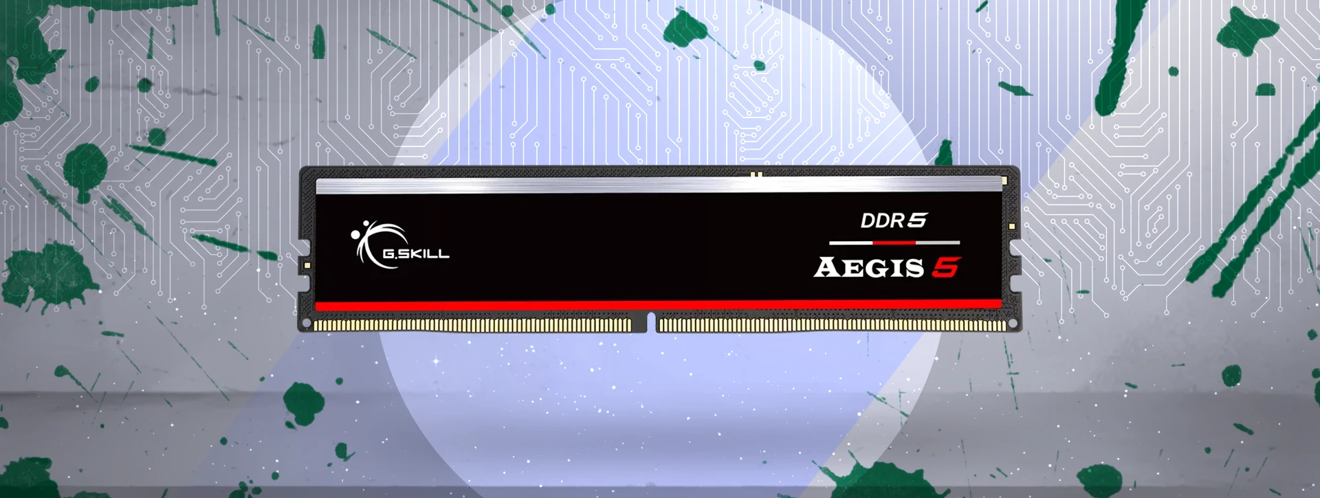 حافظه رم دسکتاپ تک کاناله G-Skill مدل Aegis 5 16GB 5200