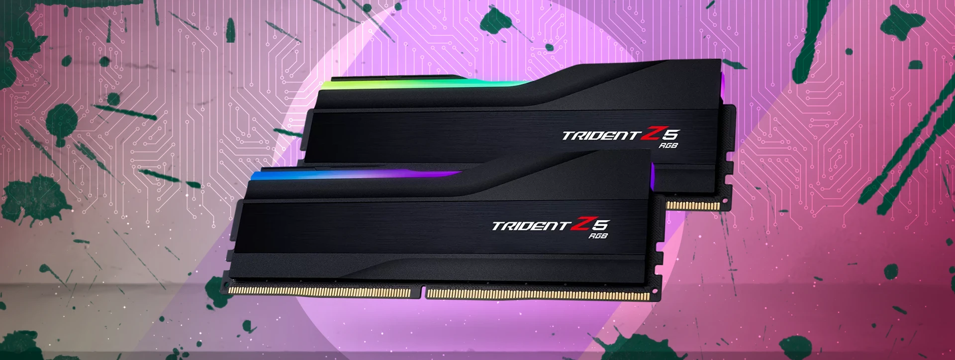 رم دسکتاپ دو کاناله G-Skill مدل Trident Z5 RGB 32GB 6400 CL32