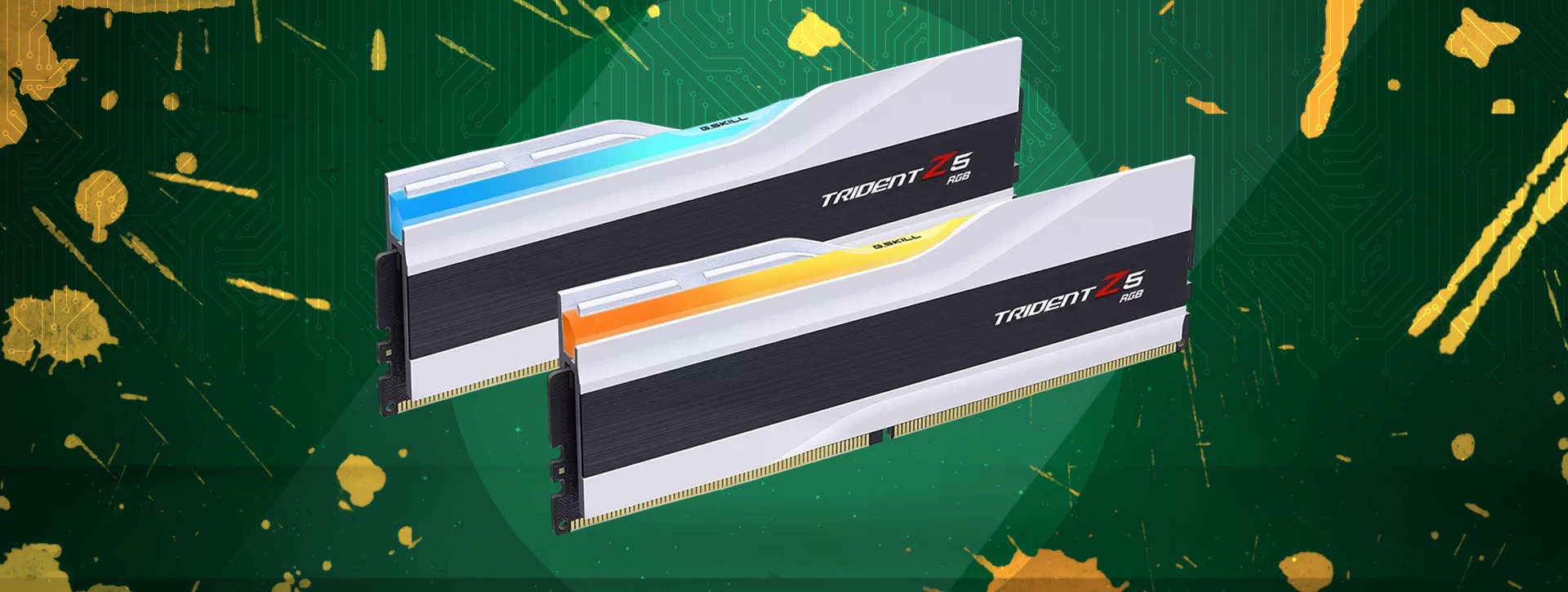 رم دسکتاپ دو کاناله G-Skill مدل Trident Z5 RGB 32GB 6400 CL32 White